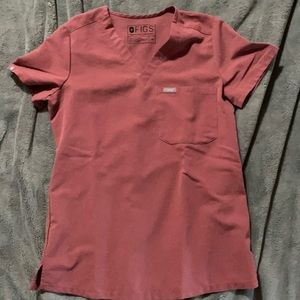 XXS Mauve Figs Scrub Set